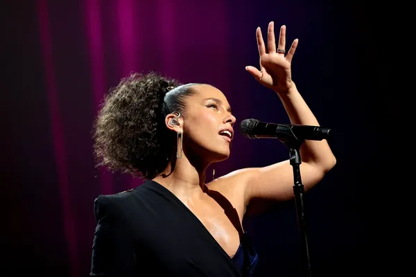 Alicia Keys e-commerce platform interface